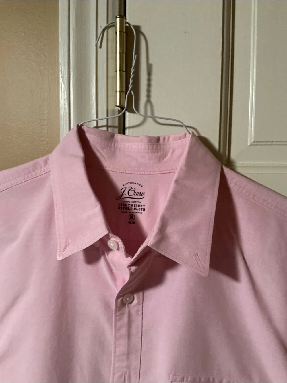 J. Crew Men's Pale Pink Dress Shirt